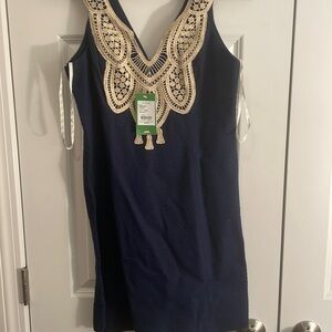 Lily Pulitzer never worn with tags navy dress